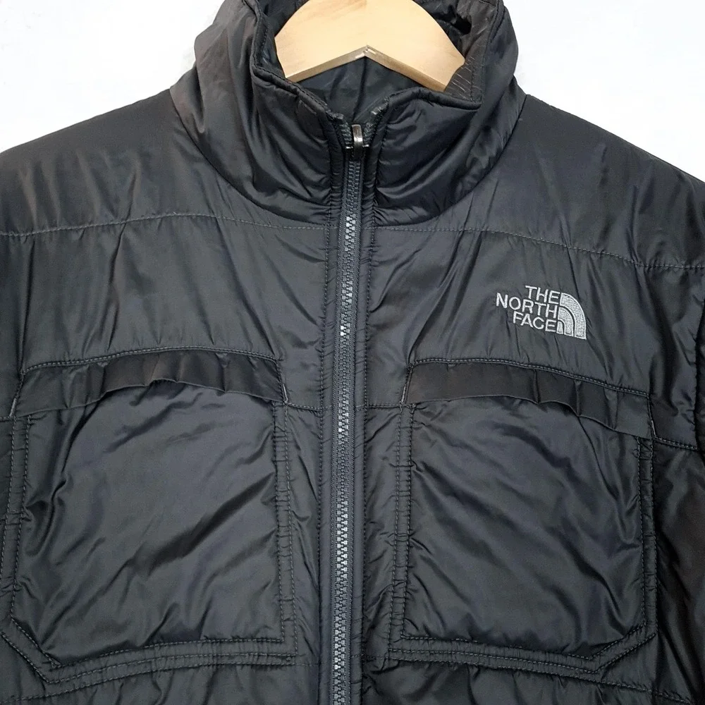 The North Face Hyvent Jacket LINER ONLY Mens Medium Black Reversible Insulated